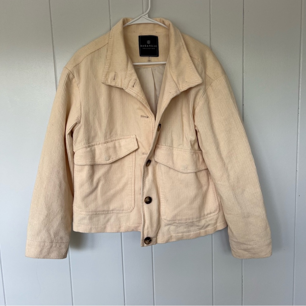 Peach Corduroy Jacket